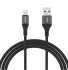 DUDAO USB-C til USB-A Kabel - 1,2 Meter - sort