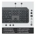 Logitech MX keys Tastatur nordisk  bluetooth- Grade A