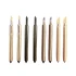 Komplet Knivpakke, indeholdende 2stk. Standard knive + 2stk. Detalje knive + 2stk. Sandbl&aelig;snings knive + 2stk. Refleksfolie kniv