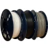 SKILPRO - PLA++ Filament pakke - 1kg Hvid, 1kg sort og 1kg grå