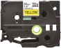 Brother original TZe-661 tape &ndash; sort tekst p&aring; gul, 36 mm bred